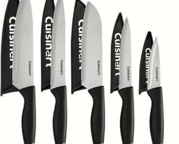 Cuisinart 10-Pc. Cutlery Set w/ Stainless Steel End Caps & Blade Guards Only $16.99!! (Reg. $35)