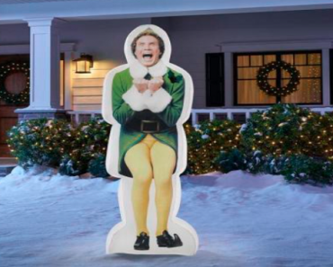 Buddy the Elf 6-Foot Pre-Lit Inflatable Only $20! (Reg. $80)
