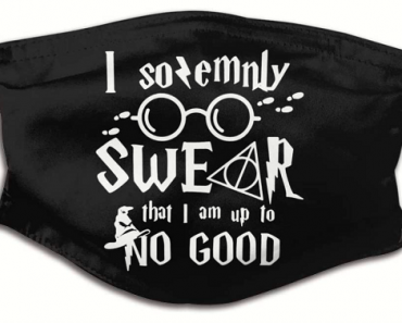 I Solemnly Swear That I Am Up To No Good Face Mask Only $12.99! (Reg. $20)