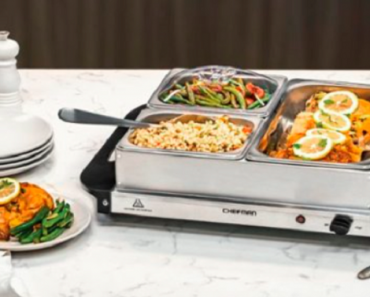 Chefman Electric Buffet Server + Warming Tray Only $29.99! (Reg. $69.99)