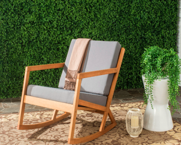 Safavieh Vernon Indoor/Outdoor Modern Rocking Chair with Cushion Only $154.01 Shipped! (Reg. $220)