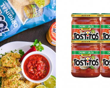 Tostitos Medium Chunky Salsa, 15.5 Ounce Jar, Pack of 4 Only $9.09 Shipped! That’s Only $2.27 Each!