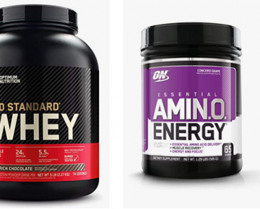 Amazon: Take Up to 30% off Optimum Nutrition Protein Powders and Energy Supplements!