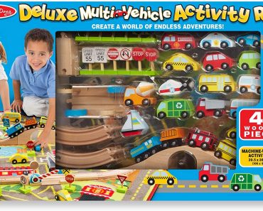 Melissa & Doug Deluxe Multi Vehicle Activity Rug Play Set – Only $69.99!
