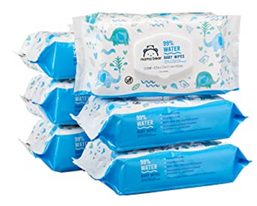 Amazon Brand Mama Bear 99% Water Baby Wipes – Hypoallergenic, Fragrance Free,72 Count – Pack of 6 – Just $13.59!