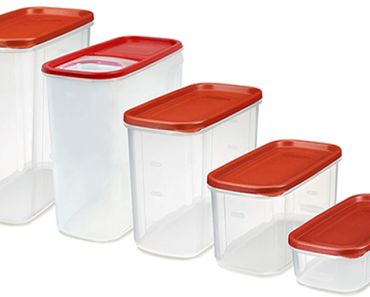 Rubbermaid Modular Canisters Food Storage Containers – 10-piece Set – Just $25.62!