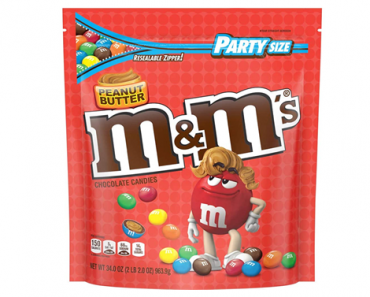 M&M’S Peanut Butter Chocolate Candy Party Size – Just $6.14!