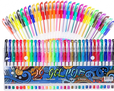 30 Coloring Gel Pens Set – Just $7.64!
