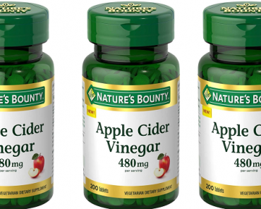 Nature’s Bounty Apple Cider Vinegar Tablets (200 Count) Only $6.25 Shipped!