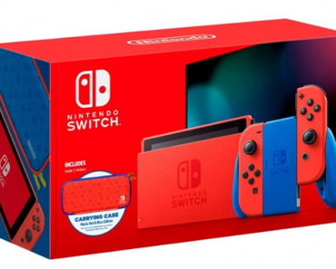 Nintendo Switch Console MARIO RED & BLUE EDITION with Red Joy-Cons – Just $299.99!