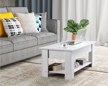Modern Wood Lift Top Coffee Table with Hidden Compartment Only $87.50! (Reg $125)