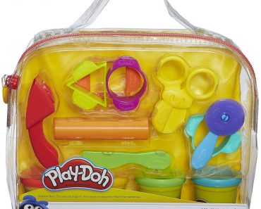 Play-Doh Start Set with 4 Cans of Dough, 9 Tools & Carrying Case – Only $4.98!
