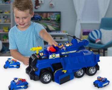 PAW Patrol Chase’s 5-in-1 Ultimate Cruiser with Lights and Sounds – Only $28!