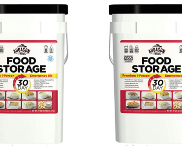 In-Stock! Augason Farms 30-Day 1-Person Emergency Food Supply Only $118.88 Shipped! (Reg. $144) Awesome Reviews!