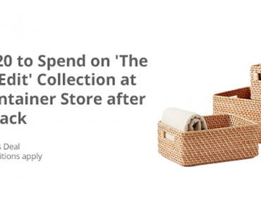 LAST DAY! Awesome Freebie! Get a FREE $20.00 to spend at The Container Store from TopCashBack!