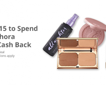 Awesome Freebie! Get a FREE $15.00 to spend at Sephora from TopCashBack!