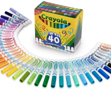 Crayola Ultra Clean Washable Markers (40 Count) Only $12.22!