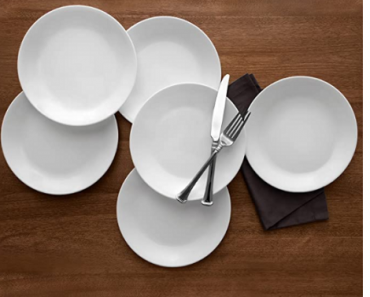 Corelle Winter Frost White Lunch Plates Set (6-Piece Set) Only $17.72! Awesome Reviews!
