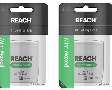 Reach Waxed Dental Floss, Mint, 55 Yards Only $0.92 Shipped!