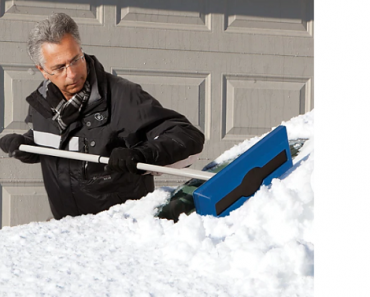 Snow Joe Telescoping Snow Broom with Ice Scraper Only $10.99 Shipped! (Reg. $20)