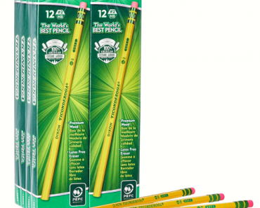 Ticonderoga Number 2 Pencils 96 Count Box Only $8.47! (Reg. $17.98)