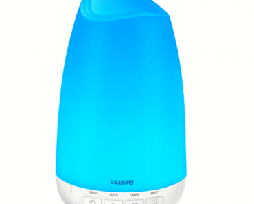 VicTsing Essential Oil Diffuser in White Only $9.99 with code!