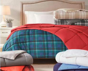 Martha Stewart Essentials Reversible Down Alternative Comforters in ANY SIZE Only $19.99! (Reg. $110)