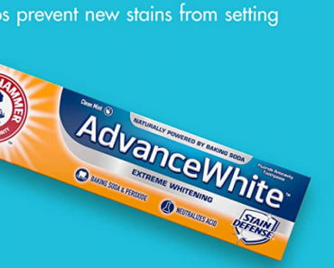 ARM & HAMMER Advanced White Extreme Whitening Toothpaste (2 Pack) Only $2.82 Shipped!