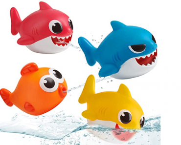 WowWee Pinkfong Baby Shark Bath Squirt Toy – 4 Pack Only $5.59! (Reg. $10)
