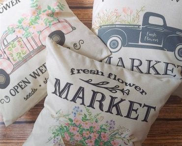 Farmers Market Spring Time Pillow Covers – Only $6.99!