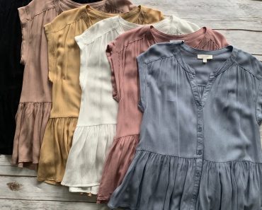 Tiered Button Blouse – Only $24.99!