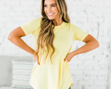 Essential Crew Neck Top – Only $12.99!