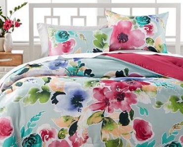 Hallmart Collectibles Amanda 3-Piece Reversible Comforter Set – Only $19.99!