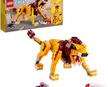 LEGO Creator 3in1 Wild Lion 3in1 Toy Building Kit – Only $11.99!