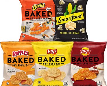 Frito-Lay Baked & Popped Mix Variety Pack, Pack of 40 – Only $12.10!