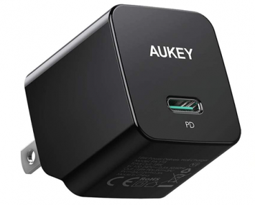 AUKEY 18W Ultra-Compact USB C Wall Charger – Just $7.01!