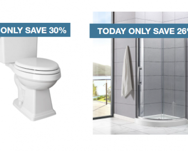 Home Depot: Take up to 30% off Toilets, Tubs & Showers! Today Only!