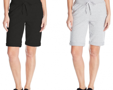 Hanes Women’s French Terry Bermuda Shorts Only $7.50!
