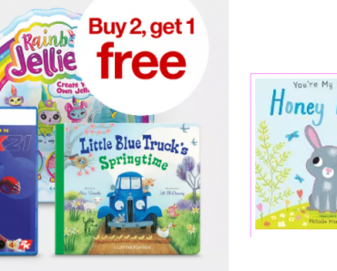 Target & Amazon: Buy 2, Get 1 FREE on Kids’ Books, Movies, Video Games, Board Games, Puzzles, Activity & Craft Kits! Perfect Easter Basket Fillers!