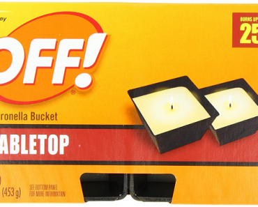 OFF! Citronella Scented Candle (2 Count) Only $7.91 Shipped!