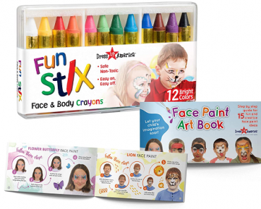 Game Day Fun! Dress Up America 12 Color Face Paint Crayons – Just $7.99!