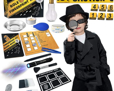 Spy Kit for Kids Detective Outfit Fingerprint Investigation Set Only $25.49!