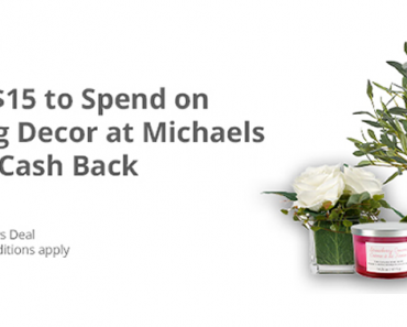 Awesome Freebie! Get a FREE $15.00 to spend on Spring Decor at Michaels from TopCashBack!