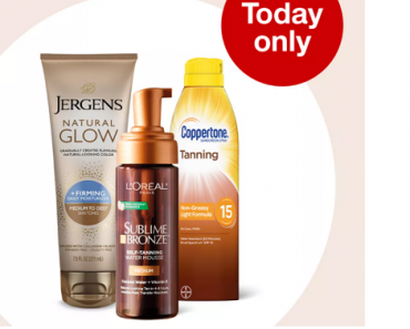 Target: Take 30% off Sunless Tanning & Sun Care Items! Today Only!