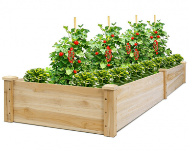 Costway Wooden Vegetable Raised Garden Only $119.99! (Reg $269)