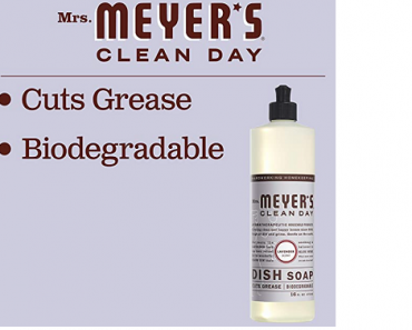 Mrs. Meyer’s Clean Day Liquid Dish Soap, Lavender Scent, 16 oz- Pack of 3 Only $8.73 Shipped!