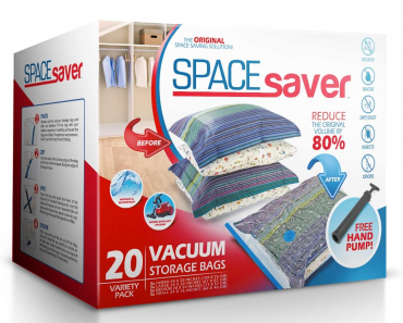 Spacesaver Premium Vacuum Storage Bags 20 Pack Only $22.16!