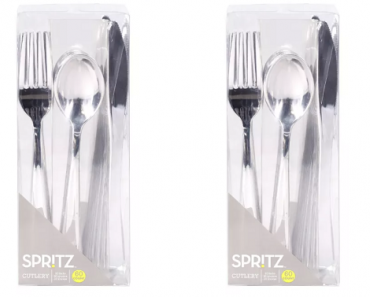 Spritz 60ct Cutlery Silverware Only $3.25!