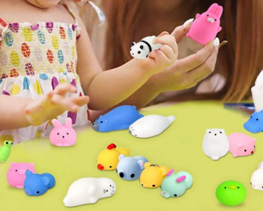 Kids Mochi Squishy Toys 16 Pack Only $10.99 or 30 Pack Only $18.99!