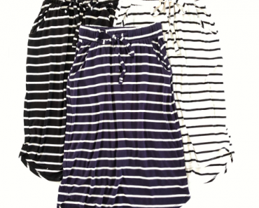 Striped Everyday Skirt | S-XL Only $9.99! (Reg. $20)